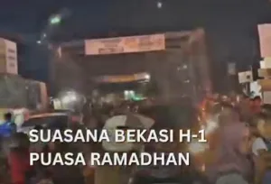 Macet dan Genangan Air di Beberapa Ruas Jalan Awal Ramadan