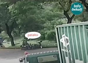 2 Orang Pencuri Motor Milik Kakek Minan  Terekam CCTV