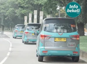 Angkot Ber-AC Jalur Jababeka – Stasiun Cikarang Mulai Beroperasi