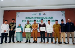 Banzas Kota Bekasi Salurkan Bantuan Rp1,4 M untuk Linmas, Marbot Musala, hingga Pemandi Jenazah
