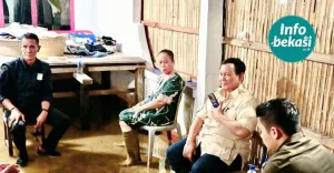 Sambangi Bekasi, Presiden Prabowo Nikmati Hidangan Bukber di Tengah Genangan Air