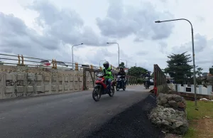Jembatan Kemang Pratama Kini Bisa Dilintasi Pengendara