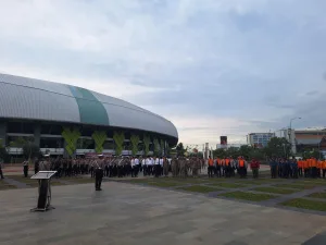 Jelang Mudik Lebaran, Ratusan Personel Gabungan Bersiaga di Kota Bekasi