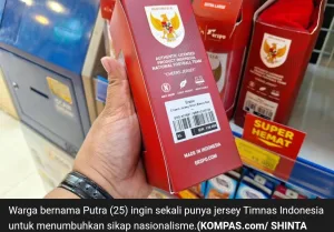Jersey Timnas Indonesia Dijual di Indomaret Fresh Tak Sesuai Harapan Pembeli