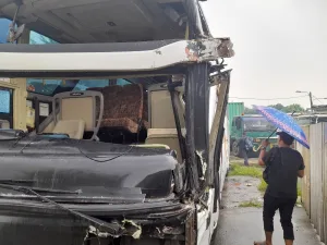 Indentitas Pencuri Bus Tabrak Sejumlah Kendaraan di Cikarang Barat Adalah OB
