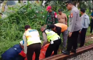 Remaja Tewas Saat Bermain di Lintasan Kereta Api Kampung Kobak Tambun Selatan