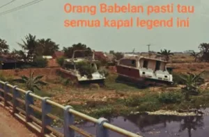 Kapal Legendaris Kali CBL Babelan, Saksi Bisu Perjalanan Seorang Pekerja dari 1999 hingga 2023