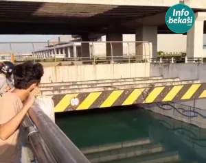 Kehebohan Underpass MM 2100, Air Bening Menarik Perhatian Warga