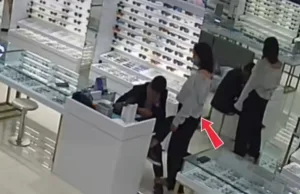 Pasangan Suami Istri Tertangkap Basah Saat Mencuri Kacamata Mewah di Mal