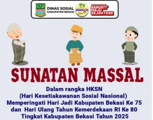Rayakan HUT ke-75, Kabupaten Bekasi Bakal Gelar Sunatan Massal