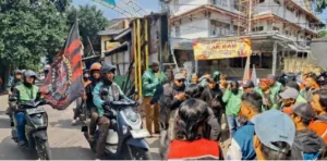 Ojol Bekasi Geruduk Mako Brimob, Tuntut Keadilan untuk Rekan Tewas Tertabrak