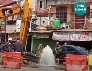 Pipa Bocor di Bekasi Utara, Perumda Tirta Patriot Minta Maaf