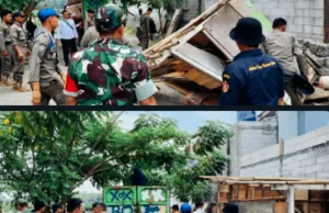 Warung di Antara Makam TPU Mangunjaya Dibongkar, Dulu Ramai Kini Tinggal Puing