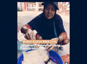 Di Usia Senja, Mak Lina Tetap Setia Lestarikan Bubur Kukus Tradisional