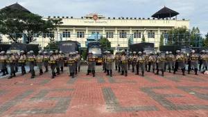 Antisipasi Gangguan Kamtibmas, Polres Metro Bekasi Latih Personel Dalmas