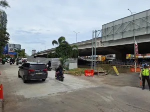 Setelah Sebulan Ditutup, Jalan Villa Raya Selatan Kalimalang Kembali Bisa Dilintasi