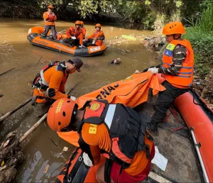 Pencarian Dua Anak Tenggelam di Kali Cikeas Berakhir, Ditemukan Meninggal