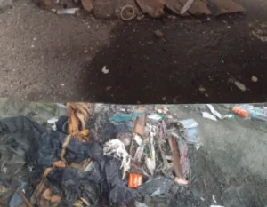 Warga Resah, Bekas Alat Kontrasepsi Ditemukan di Atap Pasar Babelan