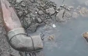 Limbah Kamar Mandi Cemari Jalan Tambun -Tambelang Mengalir dari Paralon ke Jalan Raya