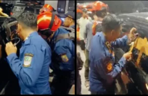 Ini Kronologi Petugas Damkar Evakuasi Balita Terjebak di Dalam Mobil Saat Isi BBM