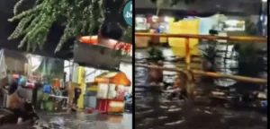 Diguyur Hujan Deras, Rawalumbu Kebanjiran, Kini Air Mulai Surut