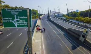 Larangan Bakar Kembang Api Malam Tahun Baru, Dishub Bekasi Awasi Keramaian di SMB dan HI