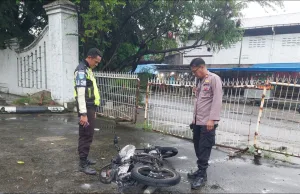 Motor Suzuki Thunder Terbakar di SPBU Cikarang, Pemilik Diduga Penjual Bensin Eceran