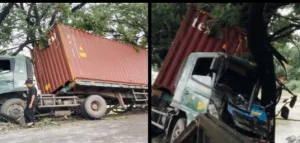 Kronologi Truk Kontainer Terperosok ke Sungai Kalimalang, Sopir Ngantuk Kurang Istirahat
