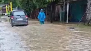 Jalan Raya Kampung Cabang 4 Hurip Jaya Tergenang Banjir, Warga: Ini Episode Ke-empat 