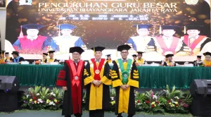 Ubhara Jaya Kukuhkan Dua Guru Besar Bidang Machine Learning dan Hukum Pidana