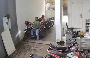 Motor Teknisi AC di Ciketing Digondol Maling, Ini Ciri-Ciri Pelaku