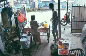 Anak Muda Curi Uang Nenek Penjual Nasi Uduk di Pondok Melati