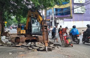Akses Jalan Dewi Sartika Bekasi Ditutup Sementara Imbas Perbaikan Jalan Ir. H. Juanda