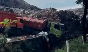 Longsor TPST Bantargebang: Truk Sampah Nyaris Tertimbun, Nasib Korban Belum Jelas