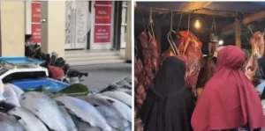 Warga Bekasi “Berburu” Daging di Pasar Ciplak Buat Lebaran 