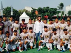 Eks Pemain Liverpool Daniel Sturridge Berbagi Ilmu Coaching Clinic di Stadion Patriot