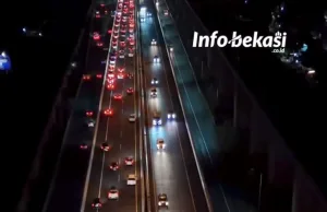 Arus Pemudik Meningkat, Lalu Lintas Tol MBZ dan Jalur Kalimalang Bekasi Padat