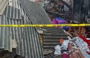 Potret Pasca Terbakarnya Stasiun Pengisian Elpiji Cimuning Bekasi