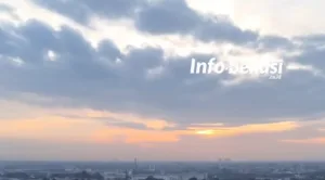 Prediksi Cuaca Bekasi 22 Mei 2026: Suhu 26-33°C, Waspada Hujan Lokal Sore Nanti