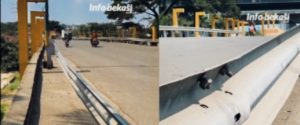 Besi Pembatas dan Ornamen Jembatan Tegal Danas Raib