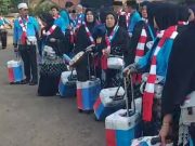 100 Calhaj Lansia Asal Bekasi Berangkat Haji Kloter Pertama