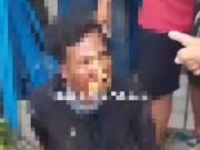 Diduga Curanmor, Pria Ini Babak Belur Diamuk Massa hingga Dibaluri Deterjen