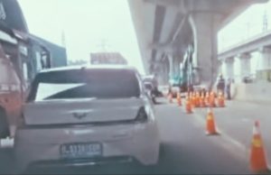 Terjadi Perubahan Kontur Aspal, Contraflow Diberlakukan di Tol Jakarta-Cikampek
