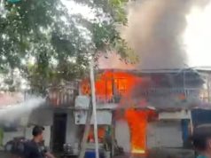 Kebakaran di Medan Satria Lalap Warung dan Bengkel, Penyebab Masih Diselidiki