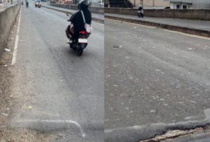 Sambungan Flyover Cipendawa Berlubang Bakal Diperbaiki Pekan Ini