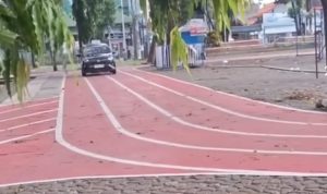 Viral Mobil Latihan Mengemudi di Jogging Track Alun-alun Bekasi, DLH Angkat Bicara