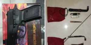 Polisi Ringkus 3 Pelaku Curanmor Di Sukatani, Barbuk Pistol Mainan 
