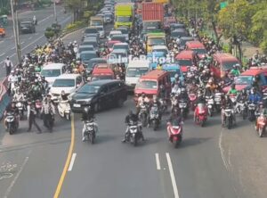 Usai CFD, Jalan Ahmad Yani Berubah Seperti Sirkuit MotoGP
