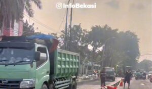 Jalan Ir. H. Juanda Depan Pasar Baru Bekasi Bakal Dikeruk dan Dicor
