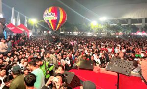 Situasi Terkini di Taman Stadion Patriot Nobar Final Pildun 2026